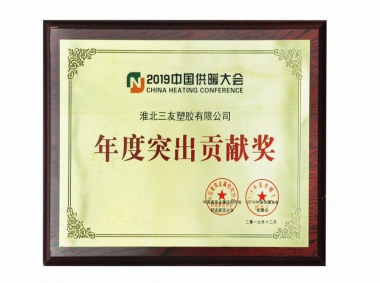 2019中國供暖大會(huì)年度突出貢獻(xiàn)獎(jiǎng)